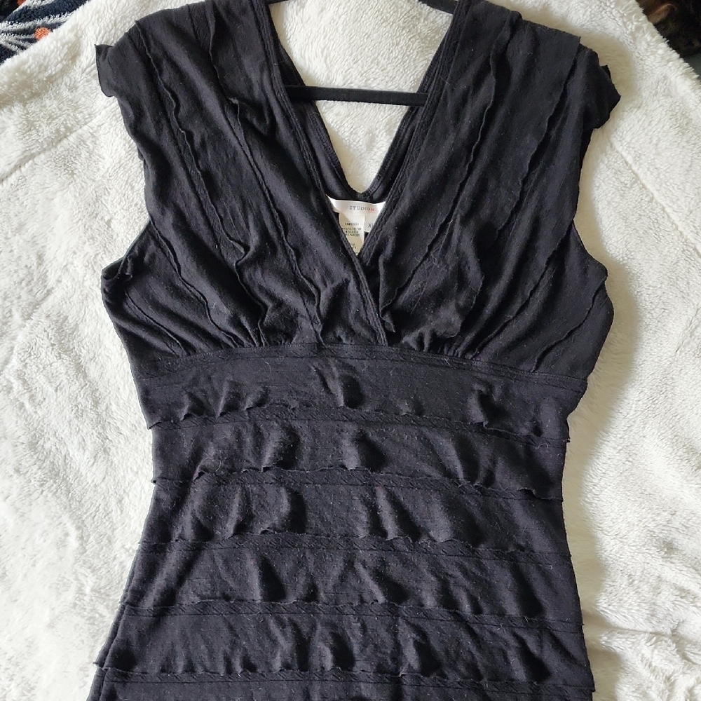 Elegant Black Sleeveless Top